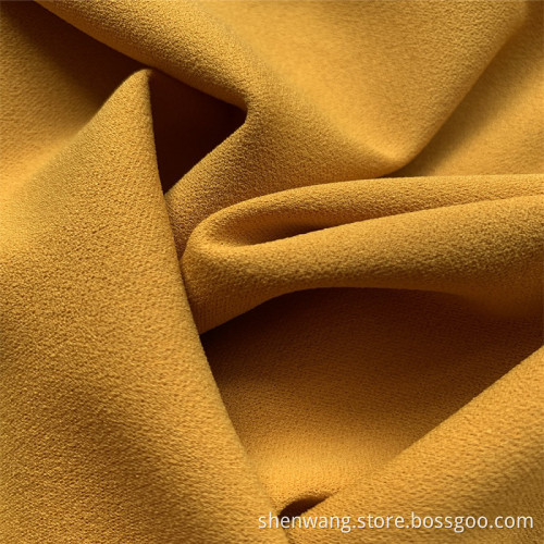 Wholesale Pure Color Escuba Polyester Spandex Coat Fabric